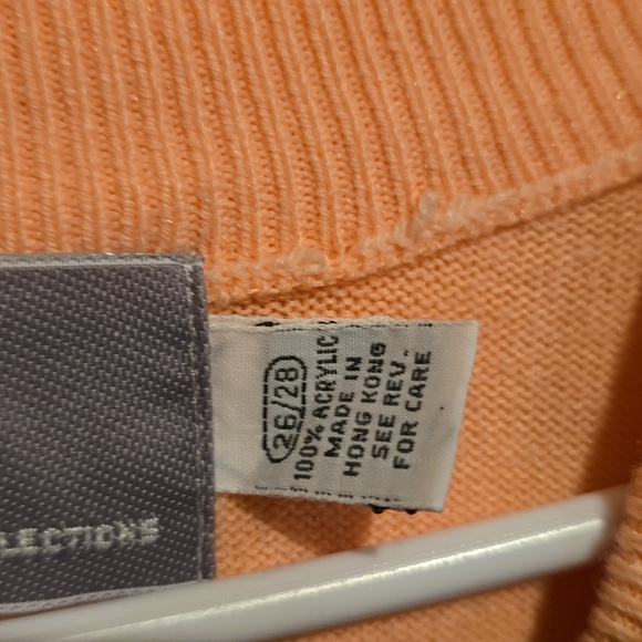 JP Collection Cardigan sweater size 26/28 pink - Picture 4 of 5